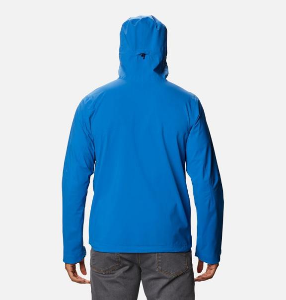 Columbia Omni-Tech Softshell Jacket Blue For Men's NZ81092 New Zealand